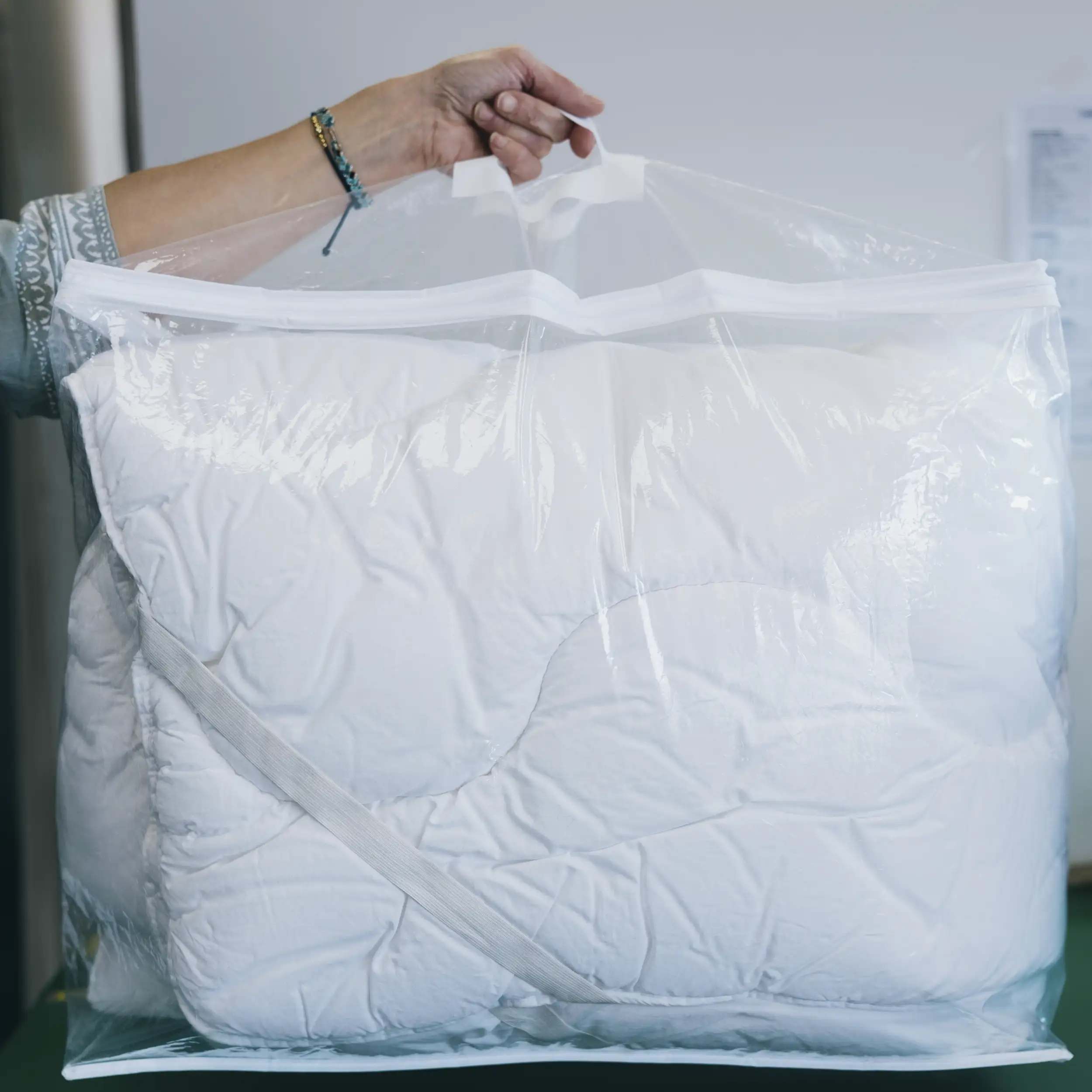 housse de couette + housse de rangement offerte
